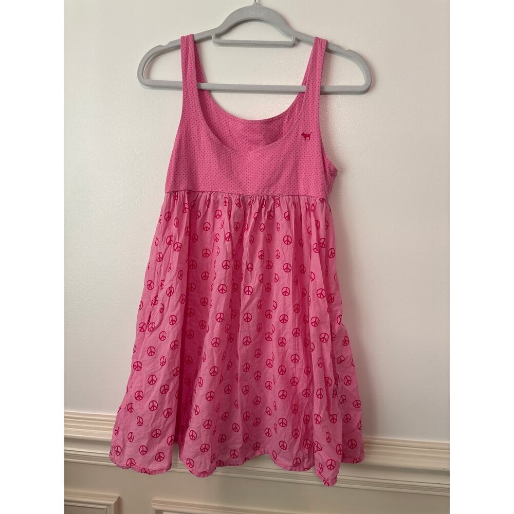 Victoria’s Secret PINK Rare Vintage Peace Mini Dress | Y2K Early 2000s | Small